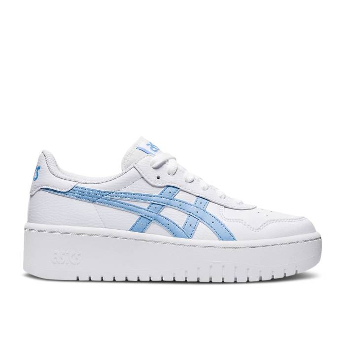 アシックス Asics 【 Wmns Japan S Platform 'White Blue Bliss' Women White/Blue Bliss 】 青色 ブルー レディース 白色 ホワイト 青色 ブルー|スニケス