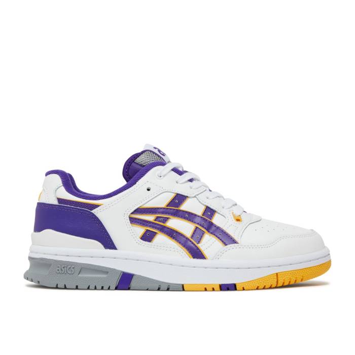 アシックス Asics 【 Ex89 \u0027Lakers\u0027 Men White/Gentry Purple 】 メンズ 白いこと 白いこと Purple 紫・パープル