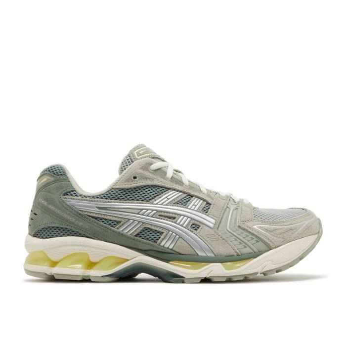 アシックス Asics 【 Gel Kayano 14 'Olive Grey Pure Silver' Men Olive Grey/Pure Silver 】 灰色 グレー ピュア メンズ olive オリーブ 灰色 グレー ピュア Silver 銀色・シルバー
