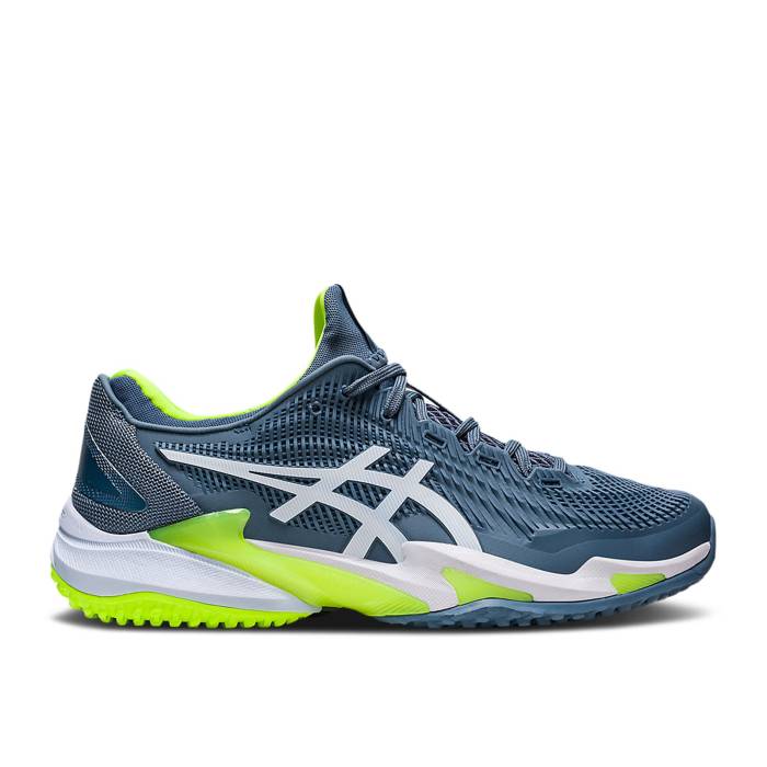 アシックス Asics 【 Court Ff 3 Oc 'Steel Blue Lime' Men Steel Blue/White 】 コート 青色 ブルー メンズ Steel スティール 青色 ブルー 白色 ホワイト｜スニケス 269,415円