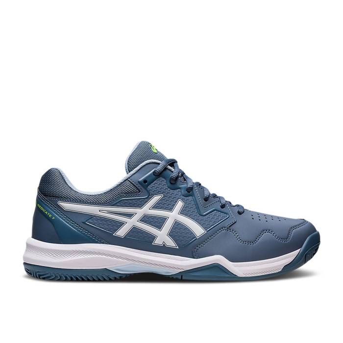 アシックス Asics 【 Gel Dedicate 7 Clay 'Steel Blue White' Men Steel Blue/White 】 青色 ブルー メンズ Steel スティール 青色 ブルー 白色 ホワイト|スニケス