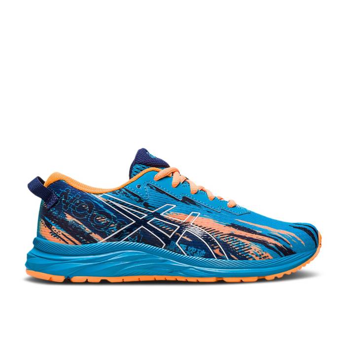 アシックス Asics 【 Gel Noosa Tri 13 ガウス \u0027Island Blue Peach\u0027 Youth Island Blue/White 】 13 サー青少年 青味 青み 御坊っちゃん キッズ 青味 青み 白いこと 白いこと