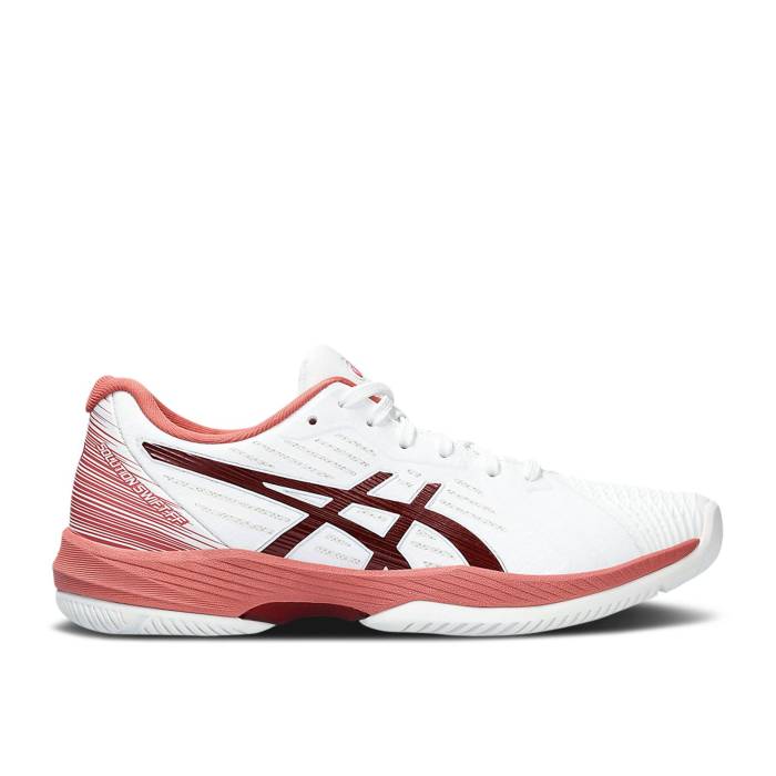 アシックス Asics 【 Wmns Solution Swift Ff 'White Antique Red' Women White/Antique Red 】 Swift レディース 白色 ホワイト Red 赤・レッド
