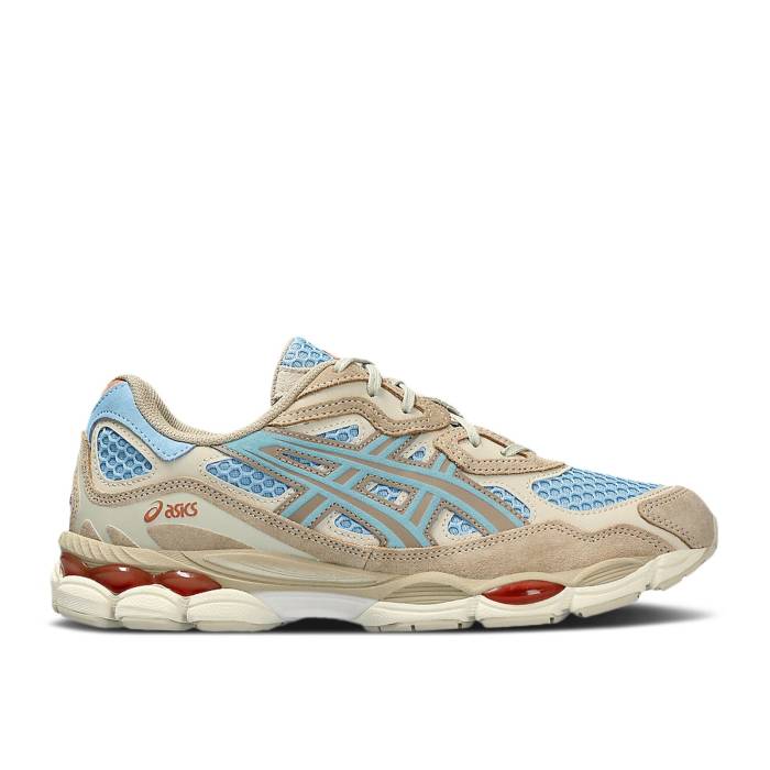 アシックス Asics 【 Gel Nyc \u0027Harbor Blue Wood Crepe\u0027 Men Harbor Blue/Wood Crepe 】 青碧 青碧 メンズ 青碧 青碧 縮緬