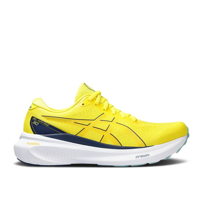アシックス Asics 【 Gel Kayano 30 \u0027Bright Yellow Blue Expanse\u0027 Men Bright Yellow/Blue Expanse 】 yellow 黄味がかった・黄色 青み 青色 メンズ yellow 黄味がかった・黄色 青み 青色