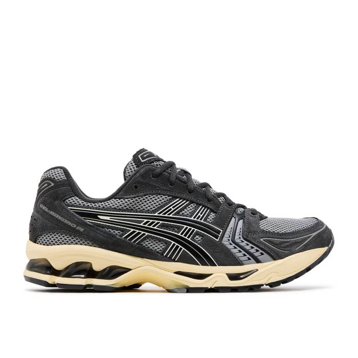 アシックス Asics 【 Gel Kayano 14 \u0027Clay Grey Black\u0027 Men Clay Grey/Black 】 薄墨色 薄墨色 メンズ 薄墨色 薄墨色 黒いこと 黒いこと