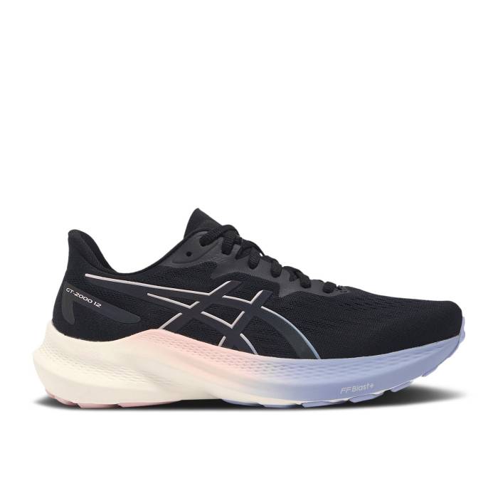 アシックス Asics 【 Wmns Gt 2000 12 Lite-Show Black Gradient Women Black/Black 】 レディース 黒色 ブラック