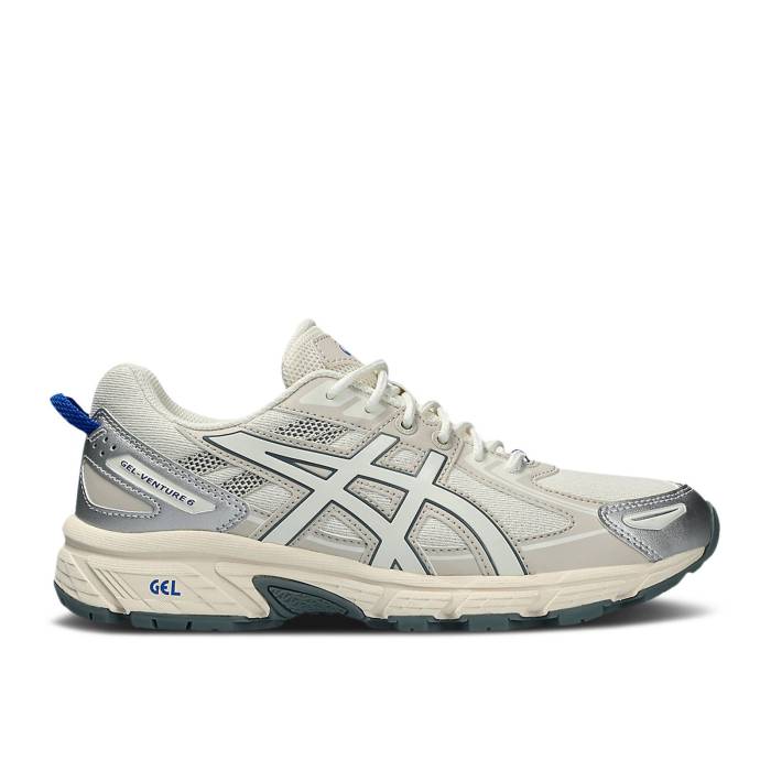 アシックス Asics 【 Wmns Gel Venture 6 \u0027Cream Silver\u0027 Women Cream/Cream 】 レディース 皮膚軟化剤