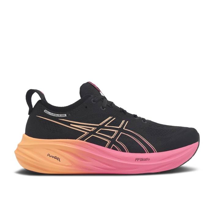 アシックス Asics 【 Gel Nimbus 26 Black Rose Gold Men Black/Rose Gold 】 Rose ローズ メンズ 黒色 ブラック Rose ローズ ゴールド