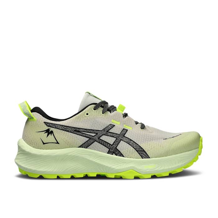 アシックス Asics 【 Wmns Gel Trabuco 12 \u0027Oatmeal Matcha\u0027 Women Oatmeal/Black 】 レディース 黒いこと 黒いこと