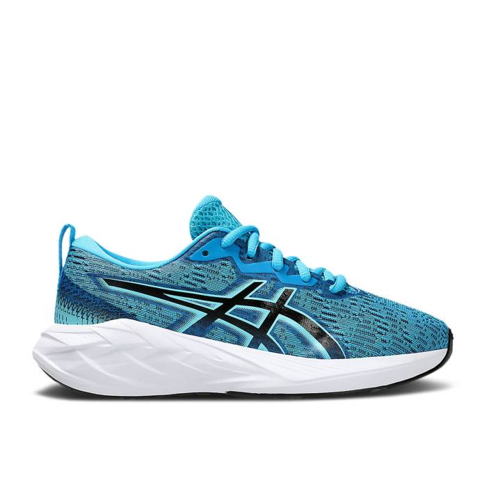 アシックス Asics 【 Novablast 4 Gs 'Digital Aqua' Youth Digital Aqua/Black 】 ジュニア キッズ アクア 黒色 ブラック|スニケス