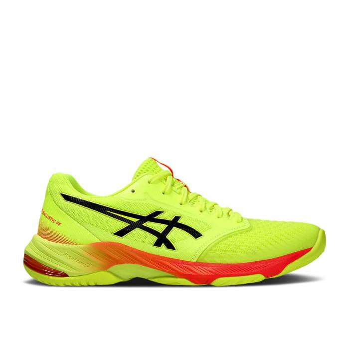 アシックス Asics 【 Netburner Ballistic Ff 3 \u0027Paris\u0027 Men Safety Yellow/Black 】 メンズ yellow 黄味がかった・黄色 黒いこと 黒いこと