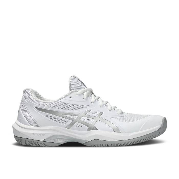 アシックス Asics 【 Wmns Game Ff \u0027White Pure Silver\u0027 Women White/Pure Silver 】 Game 力くらべ 純一無雑 レディース 白いこと 白いこと 純一無雑 Silver しろがね色・しろがね色