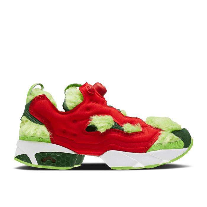 リーボック Reebok 【 Instapump Fury Cv 'Grinch' Men Semi Solar Green/Scarlet-Pine Green-Gold Metallic 】 メンズ green 緑・グリーン|スニケス