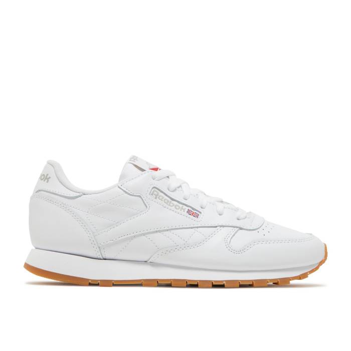 リーボック Reebok 【 Wmns Classic Leather \u0027White Gum\u0027 Women White/Gum 】 古典派音楽 なめし革 レディース 白いこと 白いこと