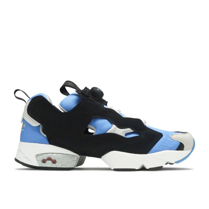 リーボック Reebok 【 Instapump Fury Og Retro \u0027Echo Blue\u0027 2019 Men Echo Blue/Black/Steel 】 レトロ メンズ 青碧 青碧 黒いこと 黒いこと Steel スチール写真