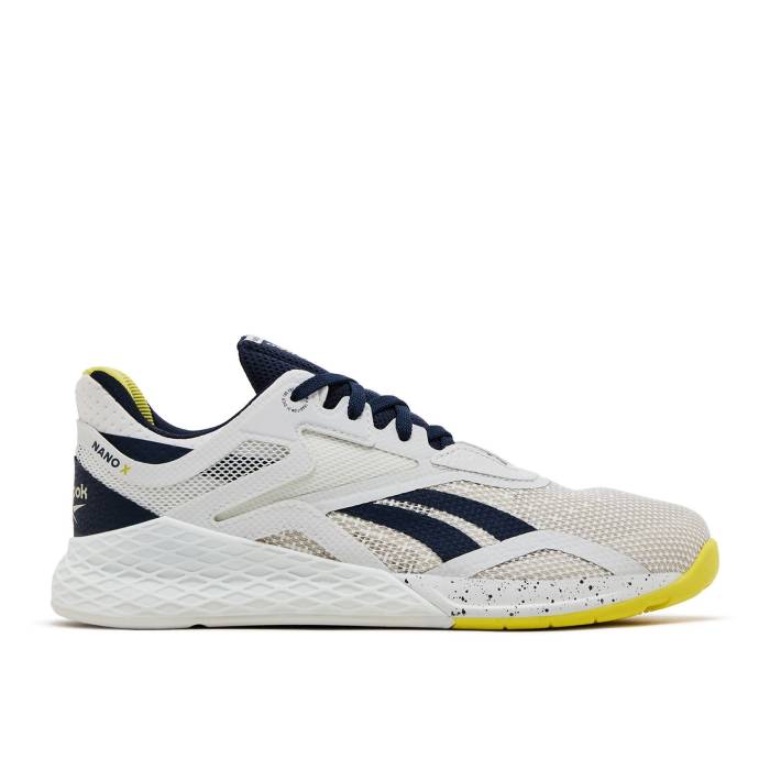 リーボック Reebok 【 Wmns Nano X \u0027Grey Vector Navy\u0027 Women True Grey/Vector Navy /Chartreuse 】 ナノ レディース 薄墨色 薄墨色 紺色 米国海軍