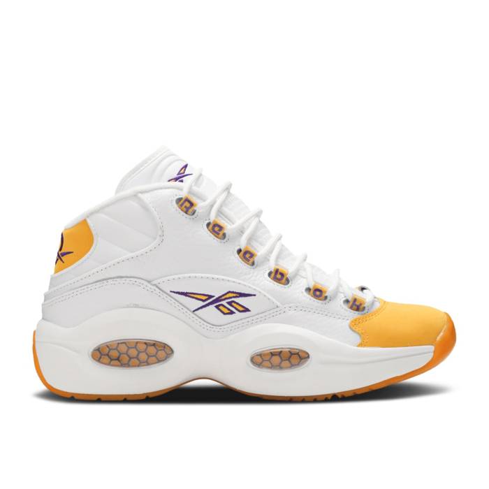 リーボック Reebok 【 Question Mid \u0027Yellow Toe\u0027 Shoe Palace Special Box Men White/Yellow/Ultraviolet 】 Question 問い合わせ ミッド special 特別 ボックス席 メンズ 白いこと 白いこと yellow 黄味がかった・黄み 靴-メンズ靴-スニーカー