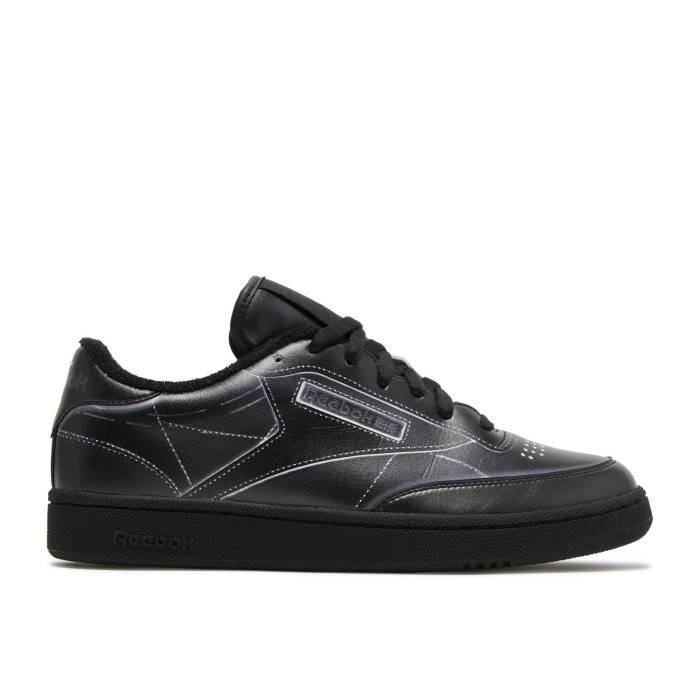 リーボック Reebok 【 Maison Margiela X Club C 'Black' Men True Grey 8/White/Black 】 クラブ メンズ 灰色 グレー 白色 ホワイト 黒色 ブラック
