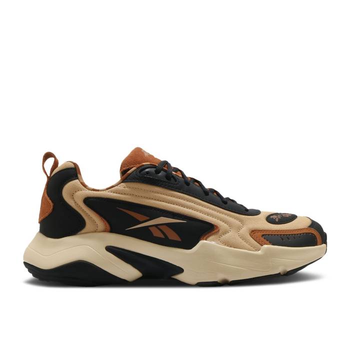 リーボック Reebok 【 Kung Fu Panda X Vector Runner Black Salted Caramel Men Black/Beige/Salted/Caramel 】 メンズ 黒色 ブラック ベージュ