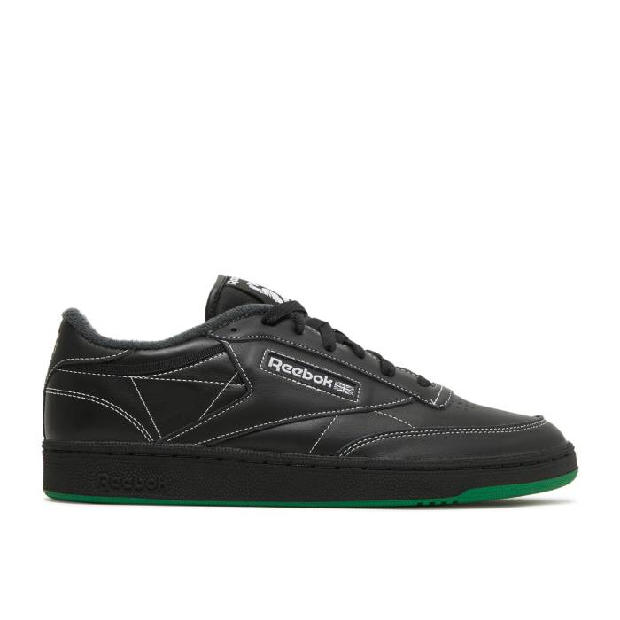 リーボック Reebok 【 Club C 85 \u0027Human Rights Now! - Black\u0027 Men Core Black/Pure Grey 8/Vector Red 】 野球クラブ メンズ 中核グループ 黒いこと 黒いこと 純然たる 薄墨色 薄墨色 Red 赤・赤いこと