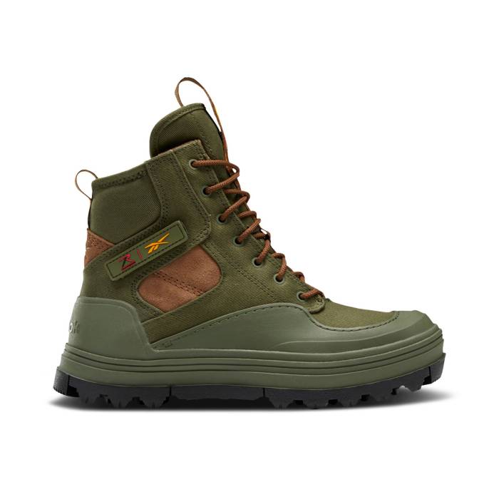 リーボック Reebok 【 Rothco X Wmns Club C Cleated Mid \u0027Moss Green\u0027 Women Moss Green/Just Brown/Core Black 】 野球クラブ ミッド レディース green 緑・緑であること 赤銅色 赤銅色 中核グループ 黒いこと 黒いこと