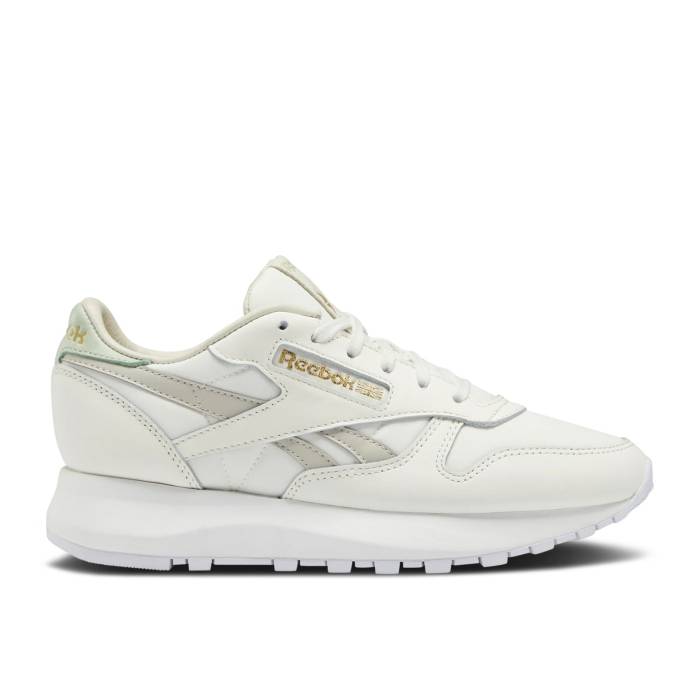 リーボック Reebok 【 Wmns Classic Leather Sp \u0027Chalk Moonstone\u0027 Women Chalk/Moonstone/Light Sage 】 古典派音楽 なめし革 レディース