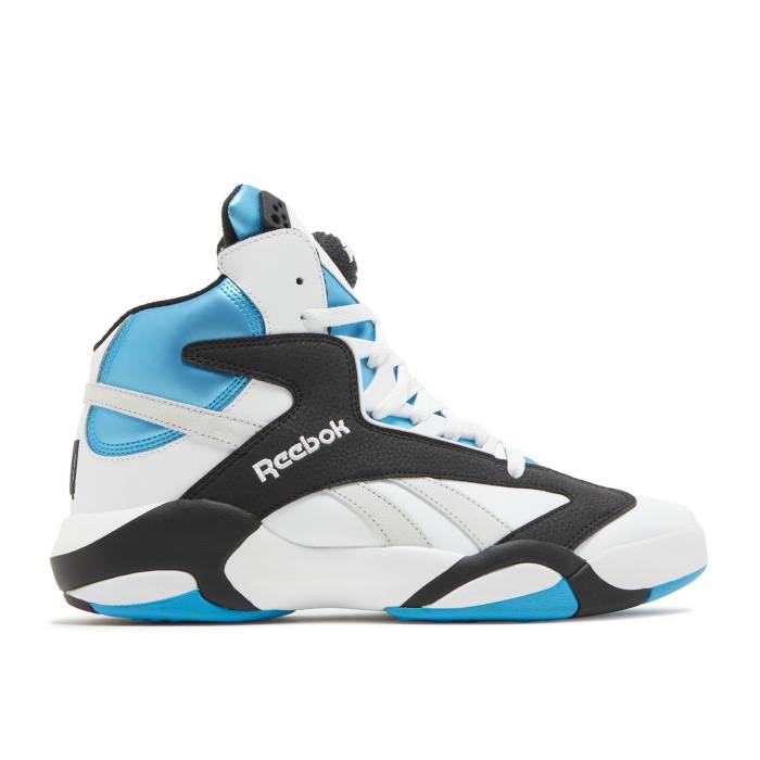 リーボック Reebok 【 Shaq Attaq 'Orlando Magic' 2022 Men Footwear White/Core Black/Azure 】 シャック メンズ 白色 ホワイト コア 黒色 ブラック アズール|スニケス