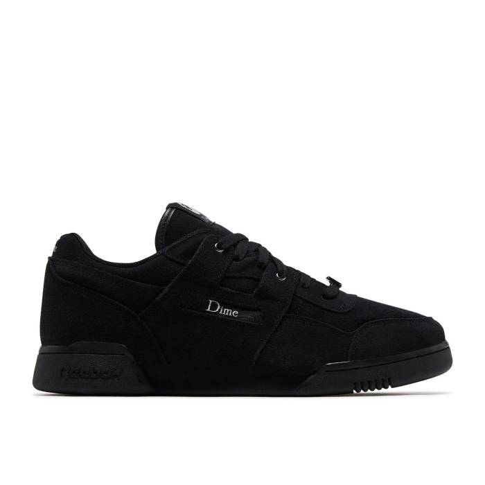 リーボック Reebok 【 Dime X Workout Plus \u0027Black\u0027 Men Core Black/Dark Silver/Cloud White 】 workout 細工物アウト メンズ 中核グループ 黒いこと 黒いこと Silver しろがね色・しろがね色 白いこと 白いこと