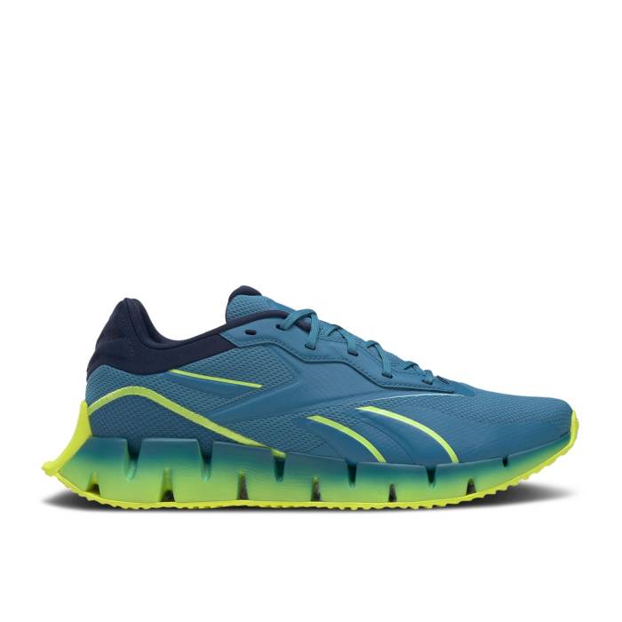 リーボック Reebok 【 Zig Dynamica 4 \u0027Steely Blue Acid Yellow\u0027 Men Steely Blue/Solar Acid Yellow/Vector Navy 】 Zig ジッグ 青み 青色 メンズ 青み 青色 yellow 黄味がかった・黄色 紺色 米国海軍