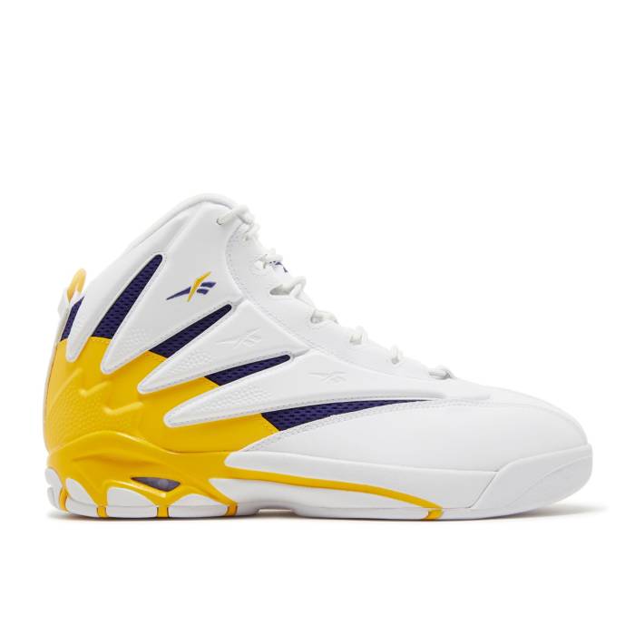 リーボック Reebok 【 The Blast 'Lakers' Men Footwear White/Always Yellow/Bold Purple 】 ブラスト メンズ 白色 ホワイト yellow 黄色・イエロー Purple 紫・パープル
