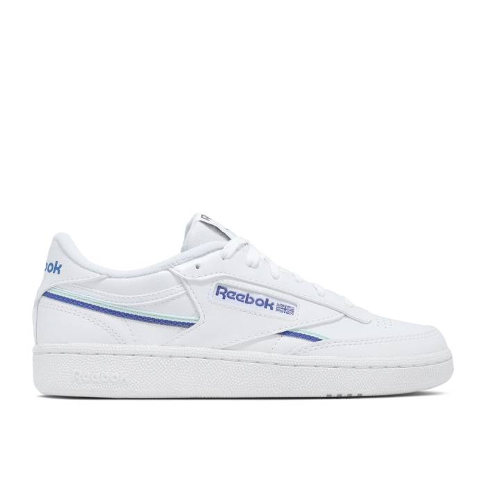 リーボック Reebok 【 Wmns Club C 85 Vegan 'White Aqua Dust' Women White/Step Purple/Aqua Dust 】 クラブ アクア レディース 白色 ホワイト Purple 紫・パープル アクア
