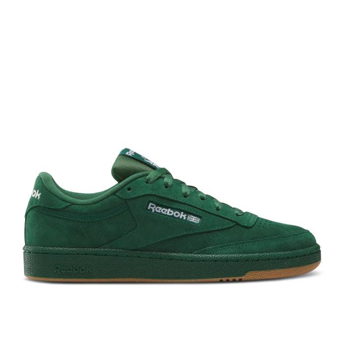 リーボック Reebok 【 Club C 85 Dark Green Men Dark Green/Footwear White 】 クラブ メンズ green 緑・グリーン 白色 ホワイト