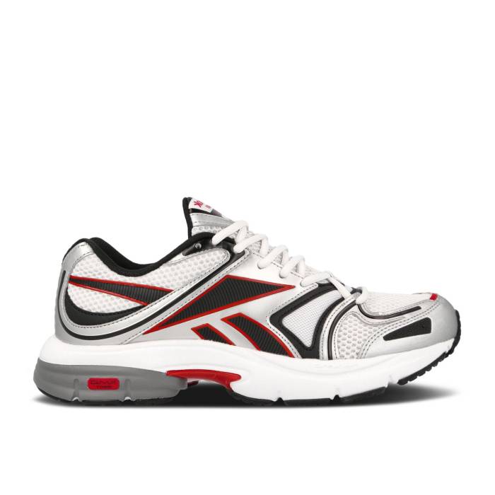 リーボック Reebok 【 Premier Road Plus 6 \u0027Silver Scarlet\u0027 Men Silver Metallic/Footwear White/Core Black 】 割り増し金 メンズ Silver しろがね色・しろがね色 白いこと 白いこと 中核グループ 黒いこと 黒いこと