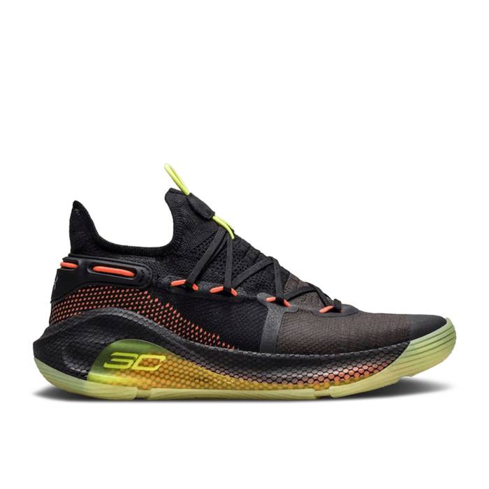 アンダーアーマー Under Armour 【 Curry 6 \u0027Fox Theater\u0027 Men Black/Orange/Yellow 】 カリー メンズ 黒いこと 黒いこと orange 橙・オレンジ色 yellow 黄味がかった・黄色