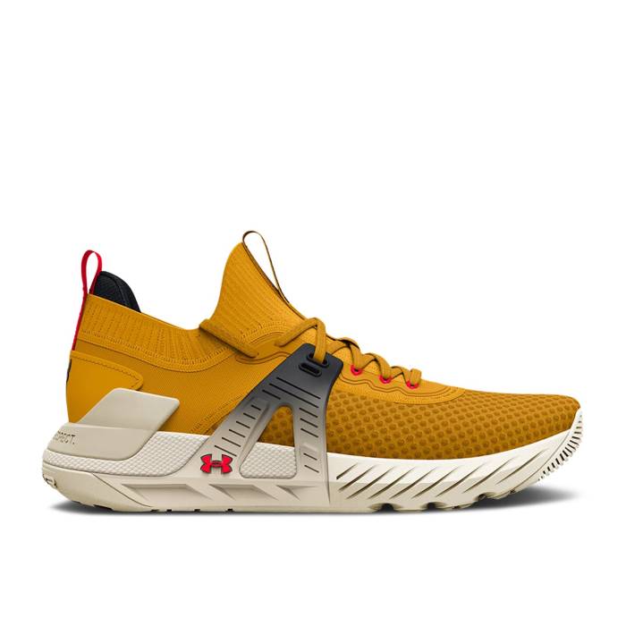 アンダーアーマー Under Armour 【 Project Rock 4 'Heritage' Men Cruise Gold/Stone 】 メンズ ゴールド