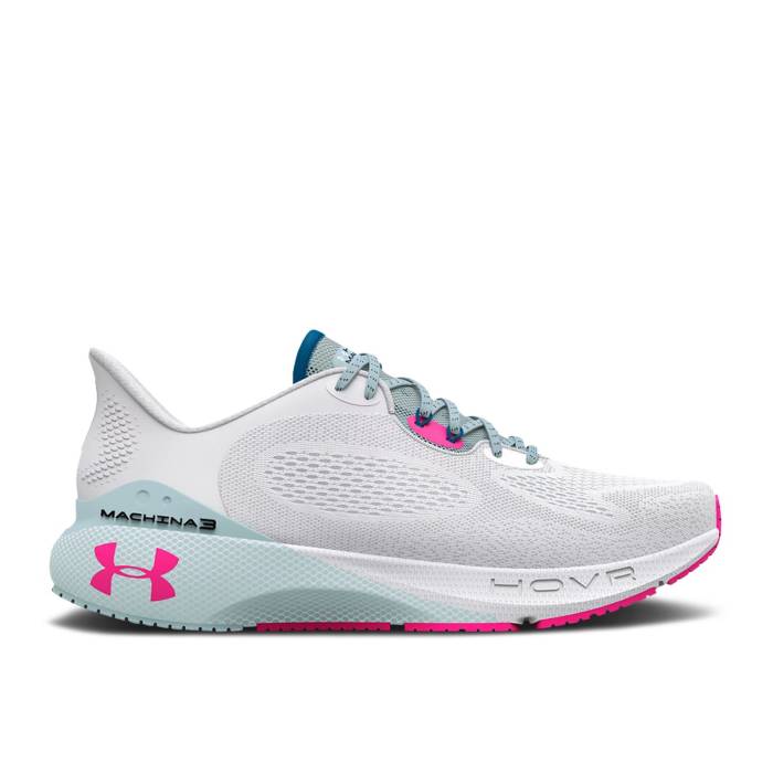 アンダーアーマー Under Armour 【 Wmns Hovr Machina 3 \u0027White Breaker Blue\u0027 Women White/Breaker Blue 】 レディース 白いこと 白いこと 青碧 青碧