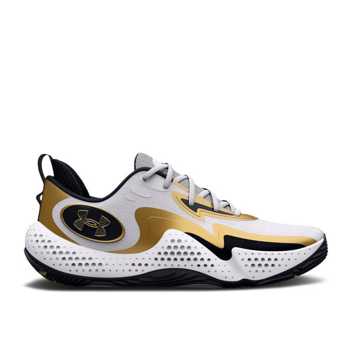 アンダーアーマー Under Armour 【 Spawn 5 \u0027White Black Gold\u0027 Men White/Black/Gold 】 黒いこと 黒いこと メンズ 白いこと 白いこと 黒いこと 黒いこと ゴールド