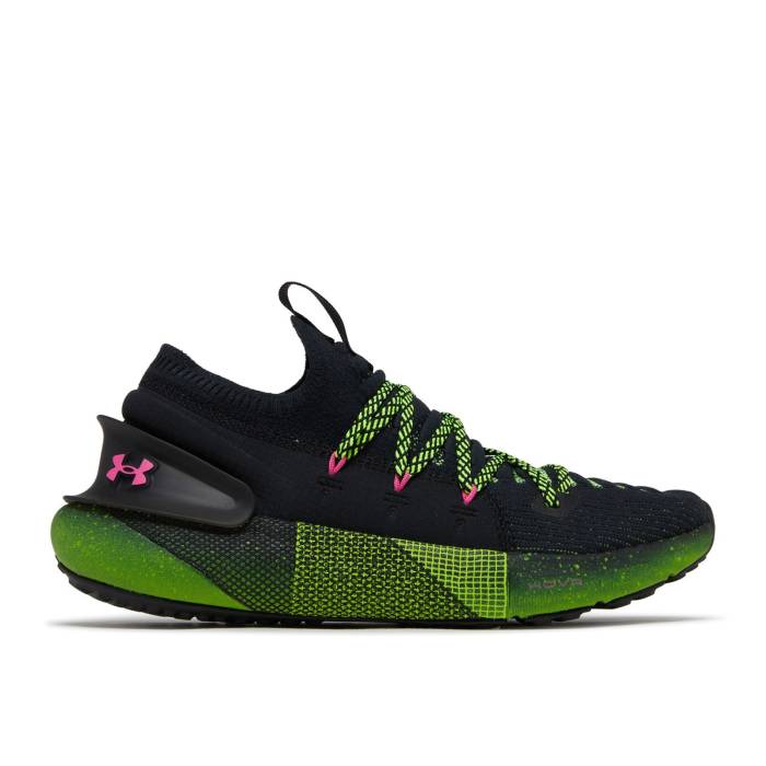 アンダーアーマー Under Armour 【 Hovr Phantom 3 Amp \u0027Black Lime Surge\u0027 Men Black/Lime Surge/Rebel Pink 】 アンプリファイアー 菩提樹 メンズ 黒いこと 黒いこと 菩提樹 気泡管水準器 pink サクラ色