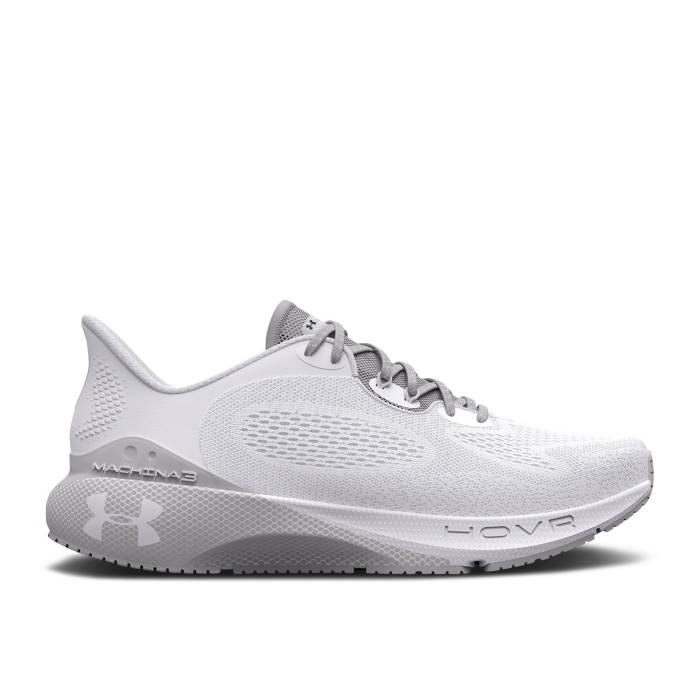 アンダーアーマー Under Armour 【 Hovr Machina 3 'White Grey' Men White/Black 】 メンズ 白色 ホワイト 黒色 ブラック|スニケス