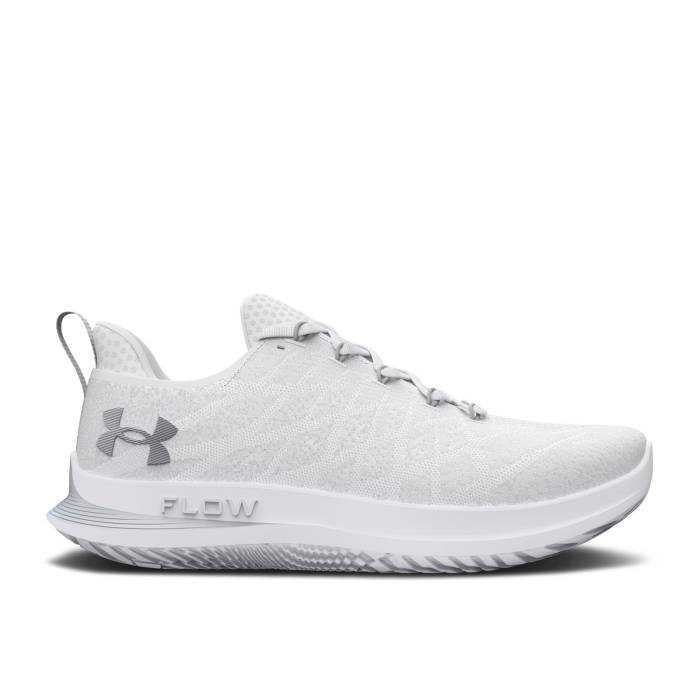 アンダーアーマー Under Armour 【 Wmns Flow Velociti 3 \u0027White Halo Grey\u0027 Women White/Halo Grey 】 流れ受け答え レディース 白いこと 白いこと 薄墨色 薄墨色