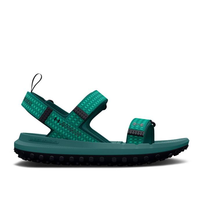 アンダーアーマー Under Armour 【 Fat Tire Sandal \u0027Coastal Teal Black\u0027 Men Coastal Teal/Fog/Black 】 メンズ 黒いこと 黒いこと