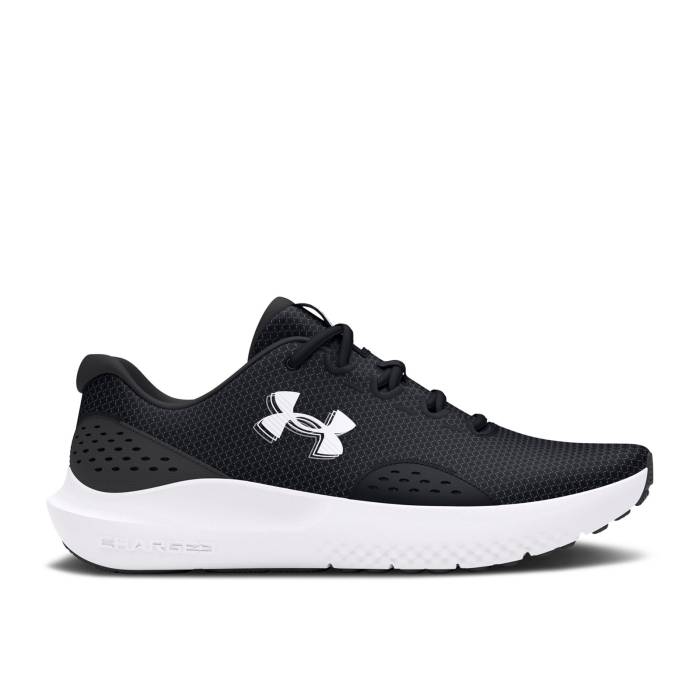 アンダーアーマー Under Armour 【 Wmns Surge 4 \u0027Black White\u0027 Women Black/Anthracite/White 】 レディース 黒いこと 黒いこと 白いこと 白いこと 靴-レディース靴