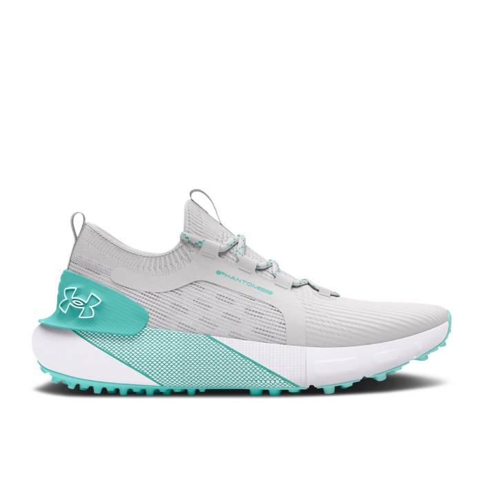 アンダーアーマー Under Armour 【 Wmns Hovr Phantom Golf \u0027Distant Grey Radial Turquoise\u0027 Women Distant Grey/Radial Turquoise 】 golf ゴルフ 薄墨色 薄墨色 レディース 薄墨色 薄墨色
