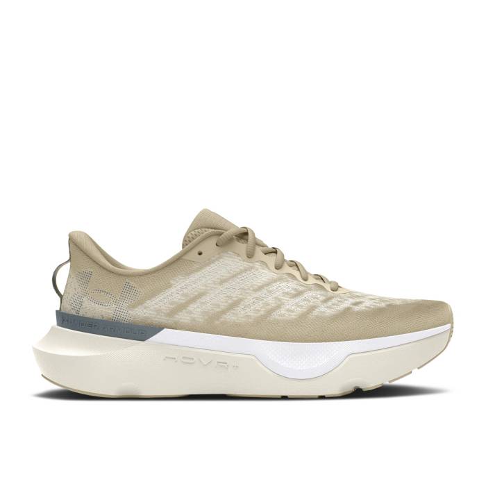アンダーアーマー Under Armour 【 Hovr Infinite Pro \u0027Breeze - Sandstorm\u0027 Men Sandstorm/White Quartz/Gravel 】 労働者階級 メンズ 白いこと 白いこと