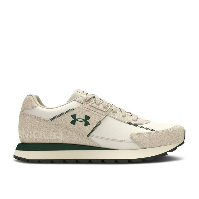 アンダーアーマー Under Armour 【 Essential Runner 'White Quartz Forest Green' Men White Quartz/Stone/Forest Green 】 フォレスト メンズ 白色 ホワイト フォレスト green 緑・グリーン