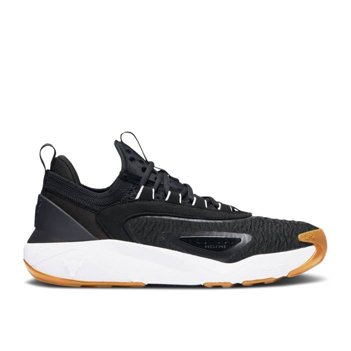アンダーアーマー Under Armour 【 Project Rock 7 'Black White Gum' Men Black/White/Anthracite 】 白色 ホワイト メンズ 黒色 ブラック 白色 ホワイト