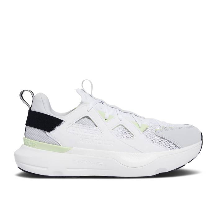 アンダーアーマー Under Armour 【 Hovr Infinite Mvmnt \u0027White Halo Grey Green\u0027 Men White/Halo Grey/Retro Green 】 薄墨色 薄墨色 メンズ 白いこと 白いこと 薄墨色 薄墨色 レトロ green 緑・緑であること