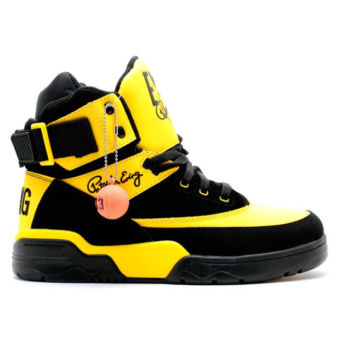 ユーイングアスレティックス Ewing 【 33 Hi Men Black/Dandelion 】 メンズ 黒色 ブラック｜スニケス