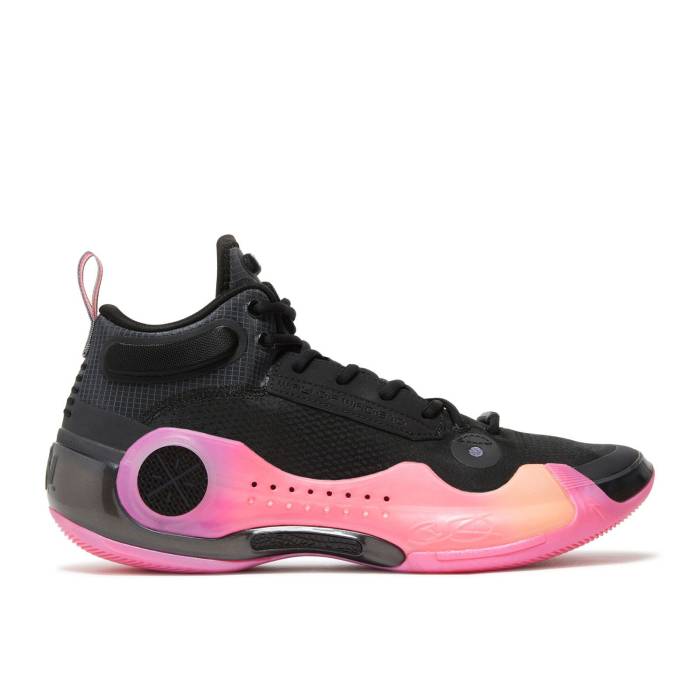 リーニン Li-Ning 【 Way Of Wade 10 'Sunrise' Men Black/Pink 】 ウェイド メンズ 黒色 ブラック pink ピンク